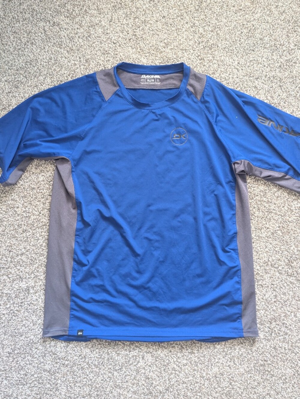 Dakine Blue Short-Sleeve Mountain Bike Jersey
